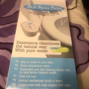 Soft spray Bidet!